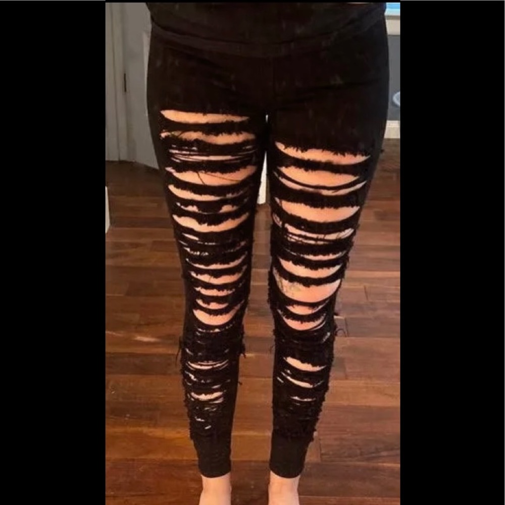 Foreign Exchange Ripped Jeans